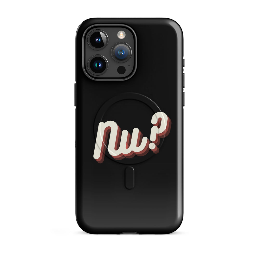 Nu Jewish pride magsafe® tough case for iphone® in Glossy - folded view
