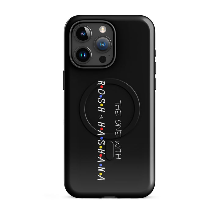 The One with Rosh HaShana Jewish pride magsafe® tough case for iphone® in Glossy - folded view