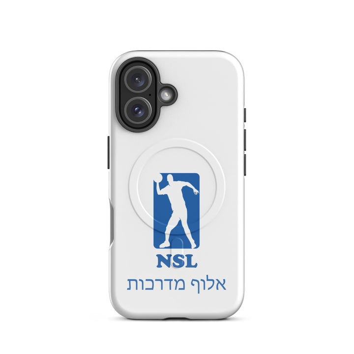 Curb Champ אלוף מדרכות Jewish pride magsafe® tough case for iphone® in Glossy - back view