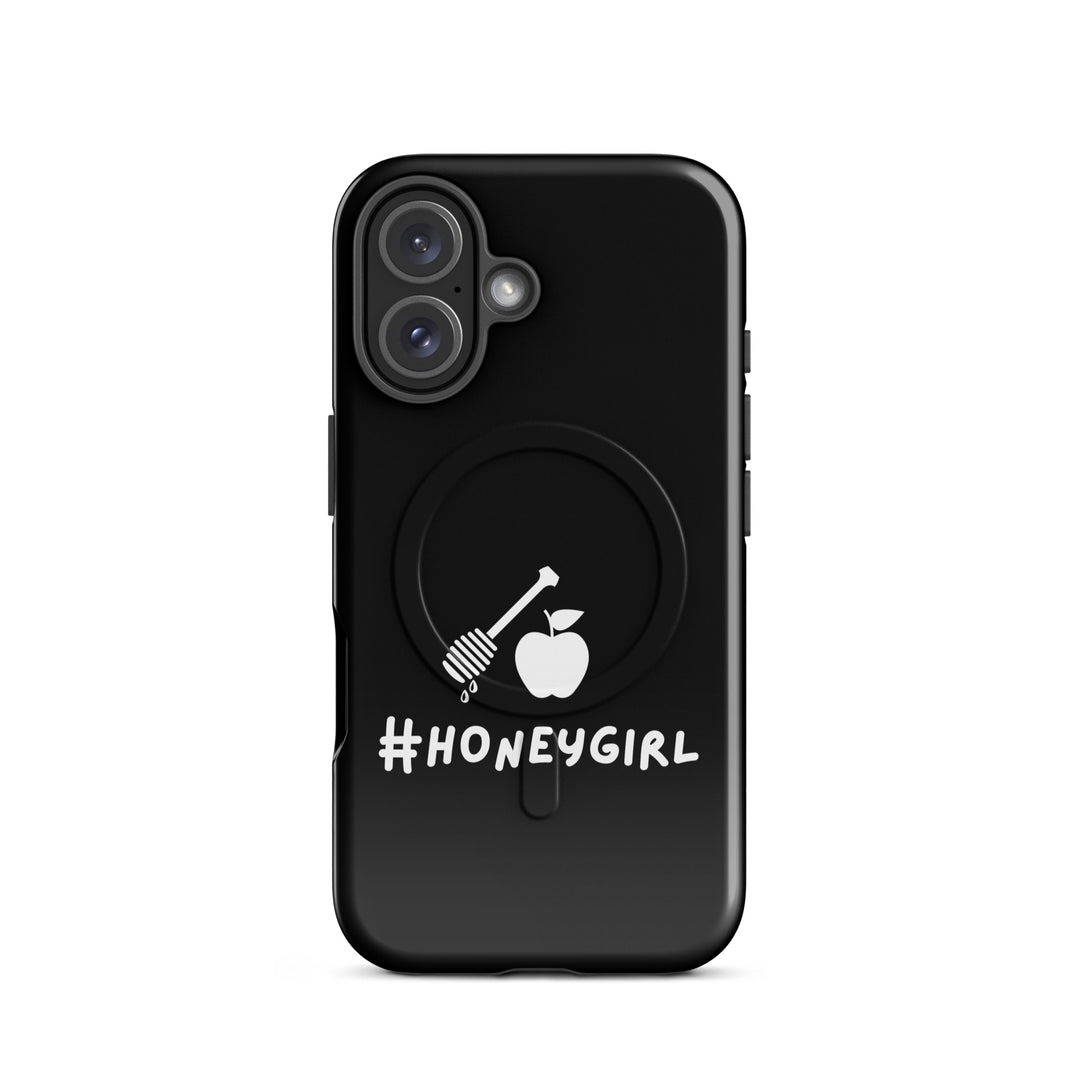 #Honeygirl Jewish pride magsafe® tough case for iphone® in Glossy - back view