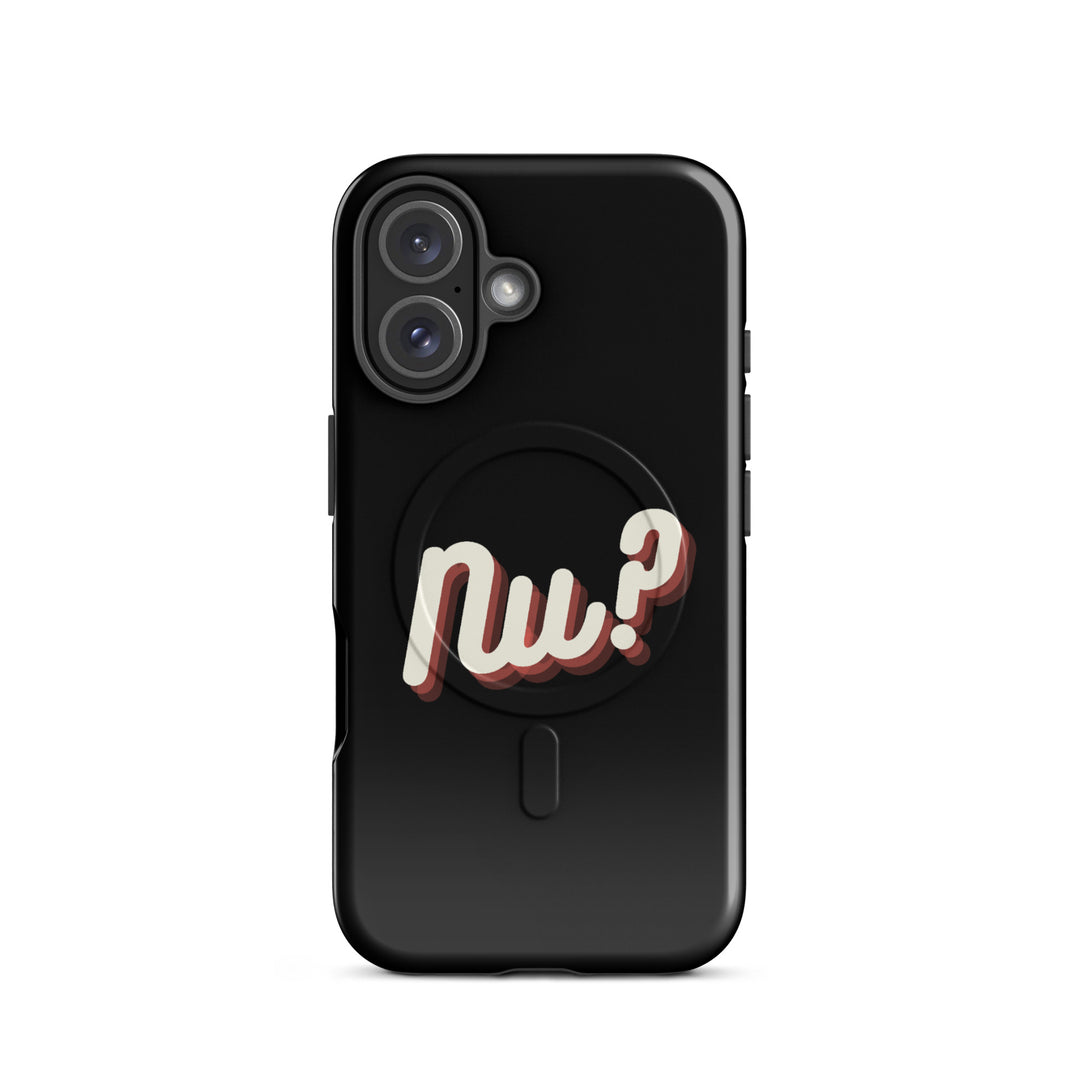Nu Jewish pride magsafe® tough case for iphone® in Glossy - back view