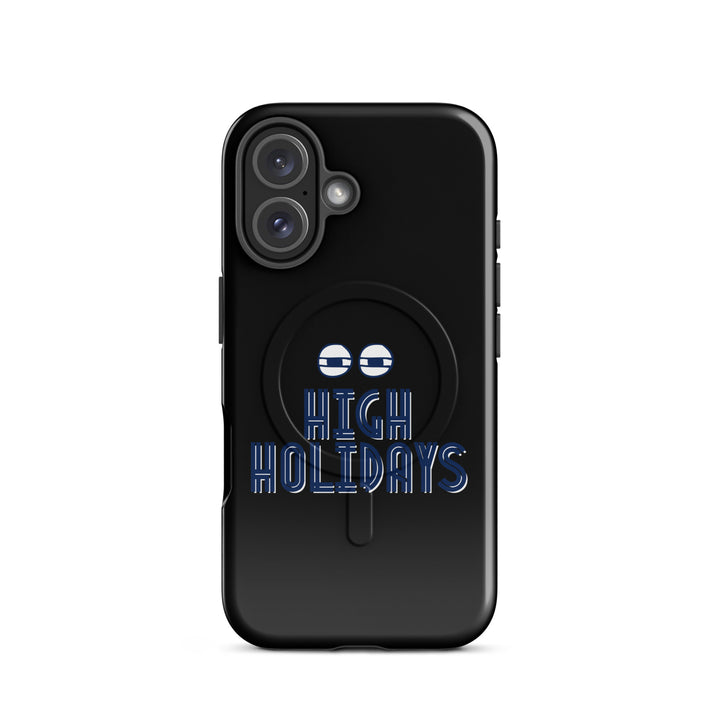 High Holidays Jewish pride magsafe® tough case for iphone® in Glossy - back view