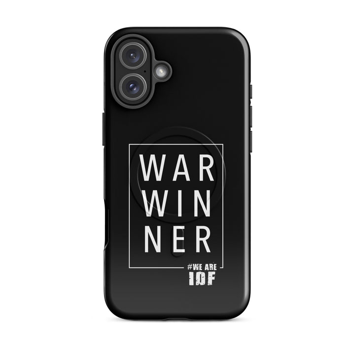 War Winner Jewish pride magsafe® tough case for iphone® in Glossy - close-up