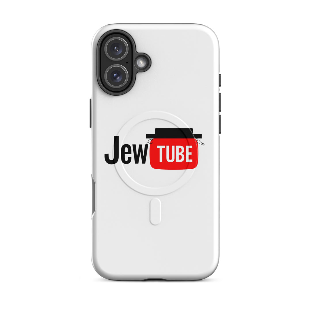 Jewtube Jewish pride magsafe® tough case for iphone® in Glossy - close-up