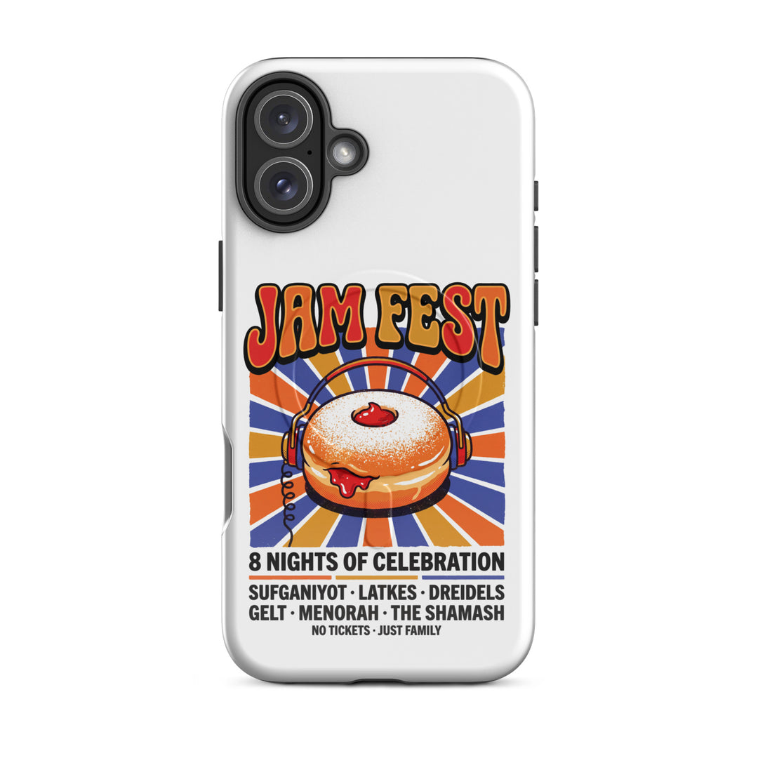 Jam Fest 8 Nights Jewish pride magsafe® tough case for iphone® in Glossy - close-up
