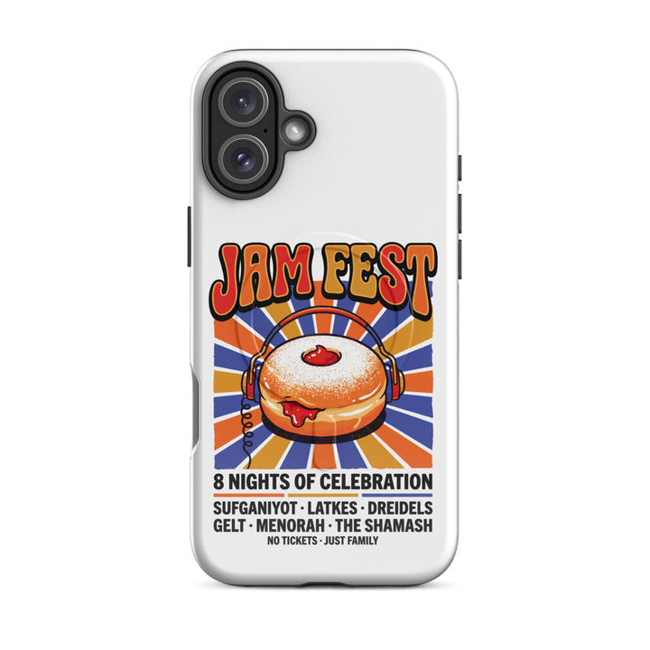 Jam Fest 8 Nights Jewish pride magsafe® tough case for iphone® in Glossy - close-up