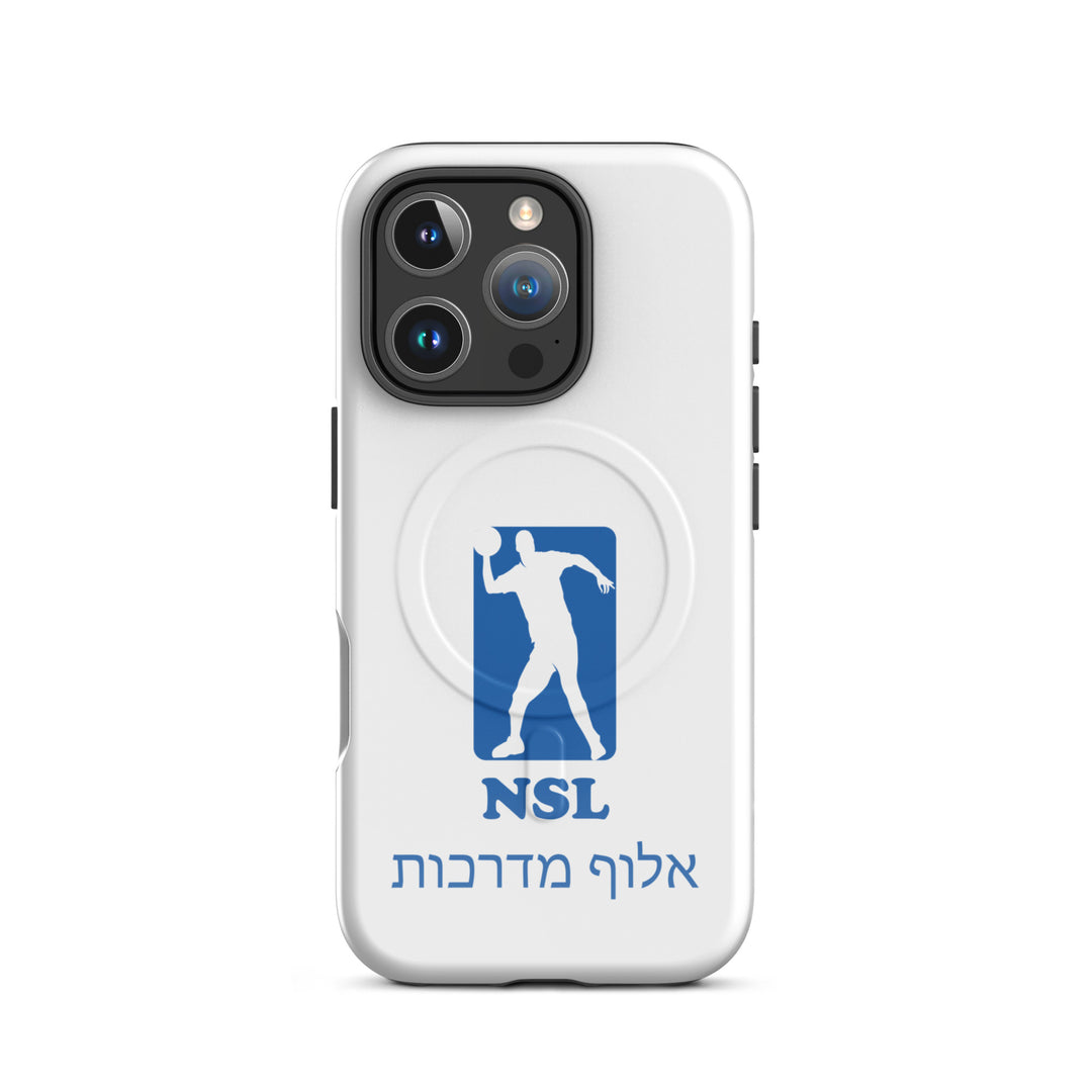 Curb Champ אלוף מדרכות Jewish pride magsafe® tough case for iphone® in Glossy - lifestyle shot