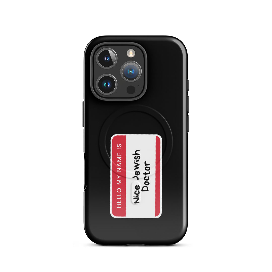 Nice Jewish Doctor Jewish pride magsafe® tough case for iphone® in Glossy - lifestyle shot