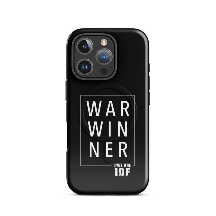 War Winner Jewish pride magsafe® tough case for iphone® in Glossy - lifestyle shot