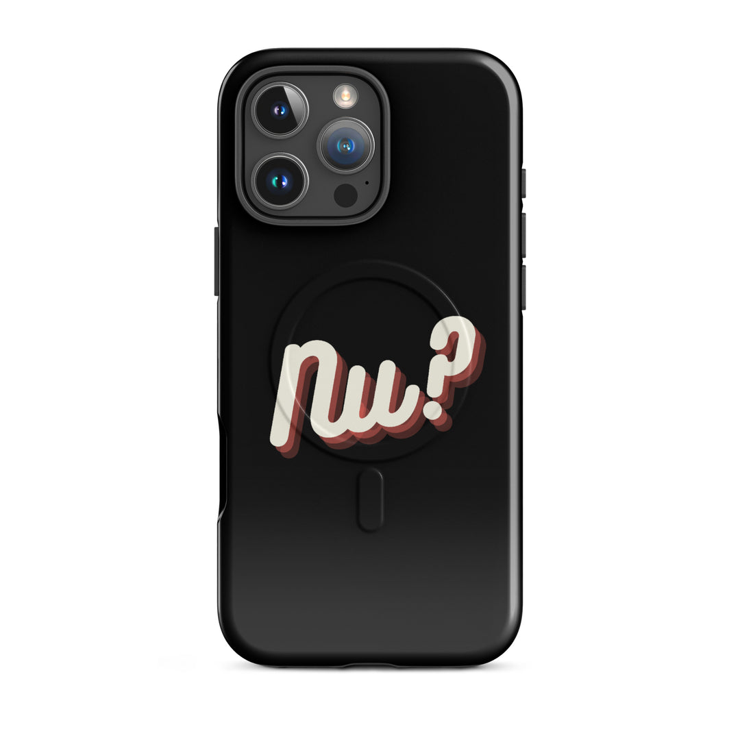 Nu Jewish pride magsafe® tough case for iphone® in Glossy - folded view