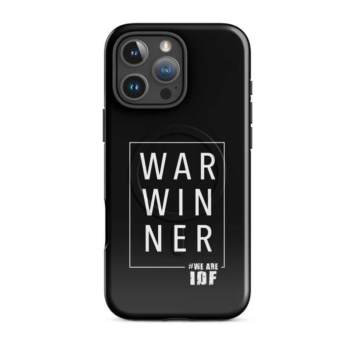 War Winner Jewish pride magsafe® tough case for iphone® in Glossy - folded view