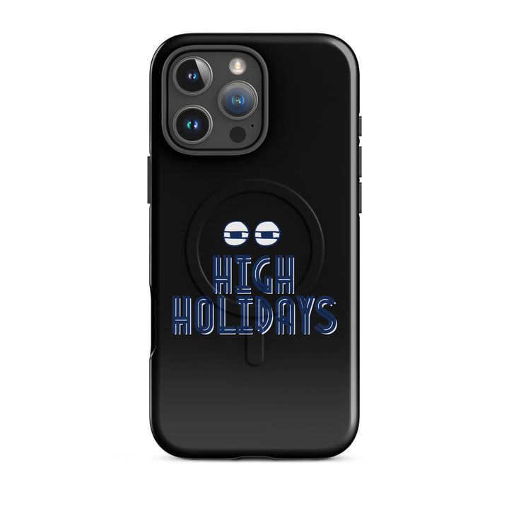 High Holidays Jewish pride magsafe® tough case for iphone® in Glossy - folded view