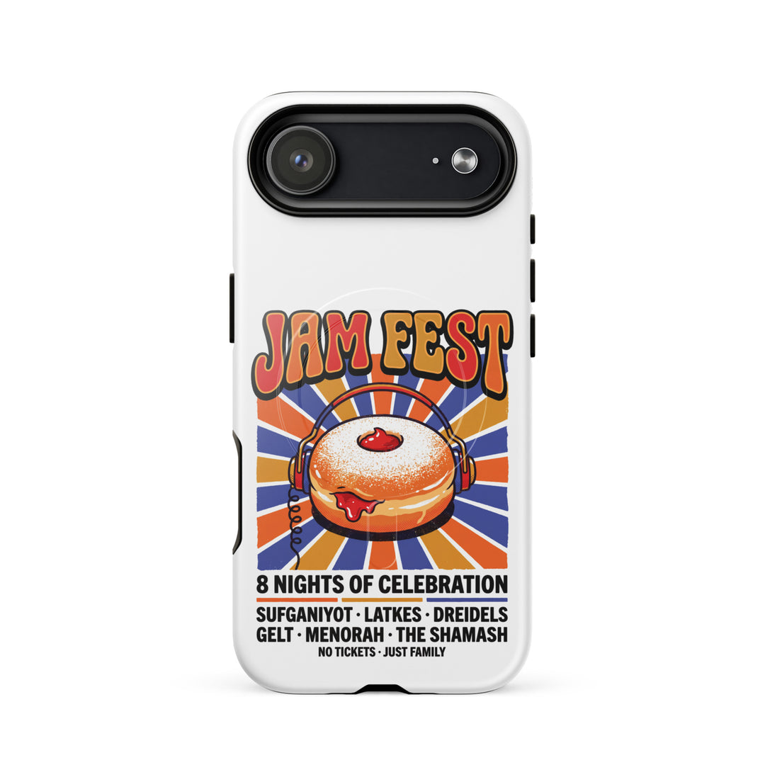 Jam Fest 8 Nights Jewish pride magsafe® tough case for iphone® in Glossy - close-up
