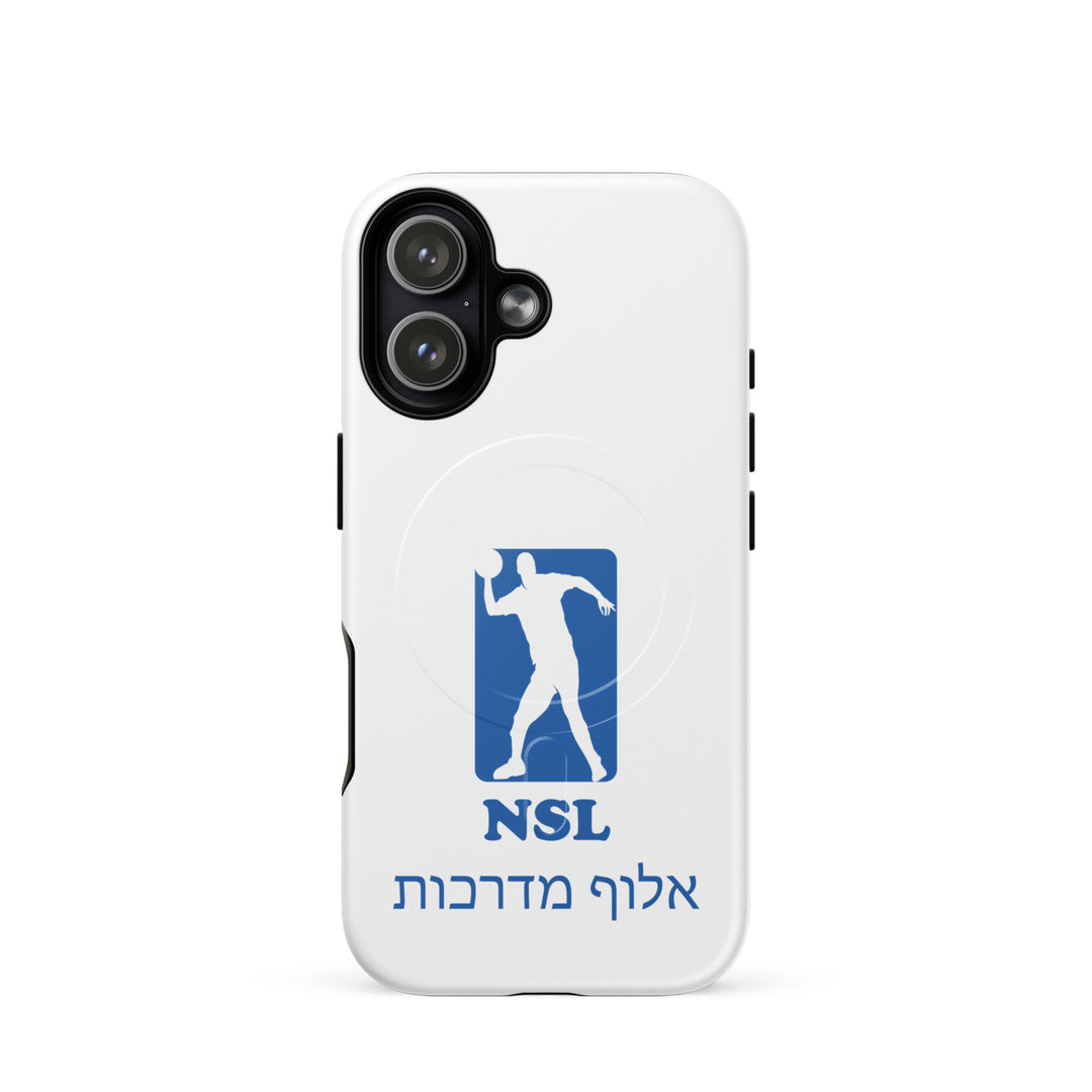 Curb Champ אלוף מדרכות Jewish pride magsafe® tough case for iphone® in Glossy - back view