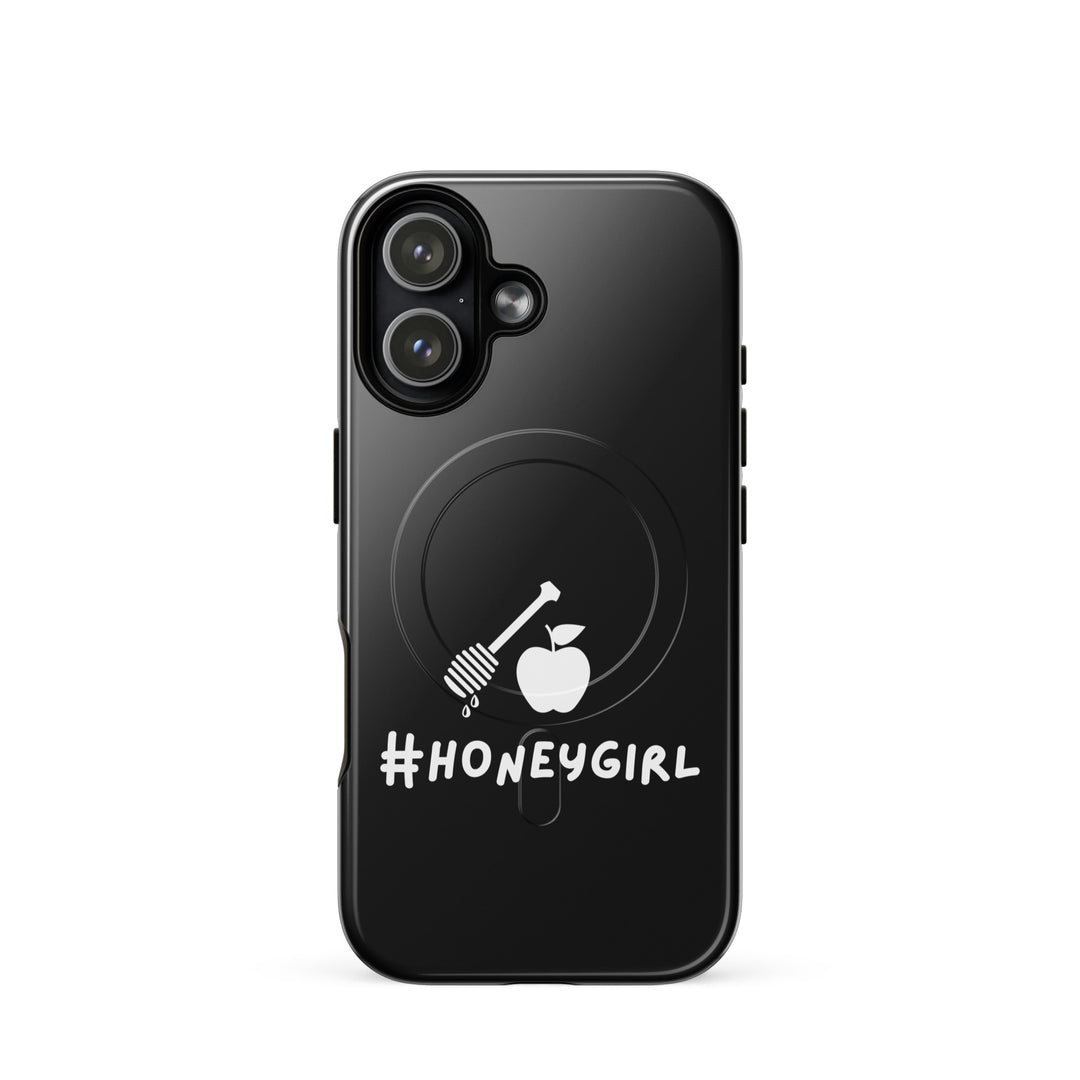 #Honeygirl Jewish pride magsafe® tough case for iphone® in Glossy - back view