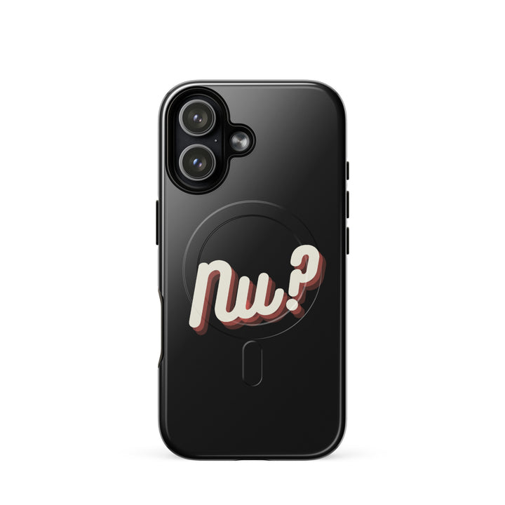 Nu Jewish pride magsafe® tough case for iphone® in Glossy - back view