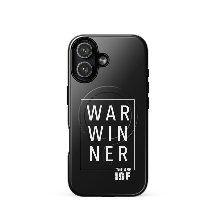 War Winner Jewish pride magsafe® tough case for iphone® in Glossy - back view