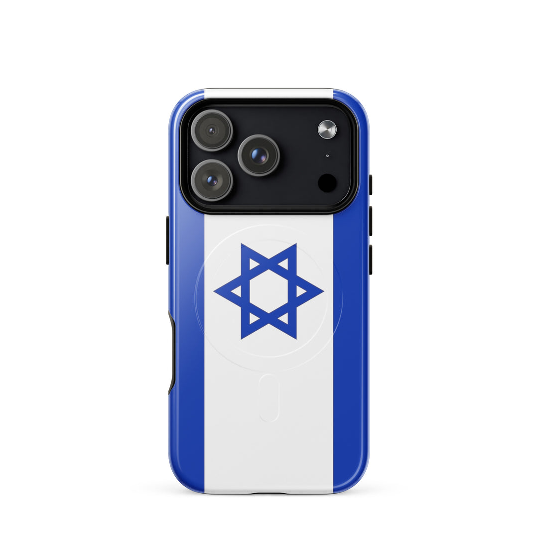 Israel Flag Israel magsafe® tough case for iphone® in Glossy - lifestyle shot