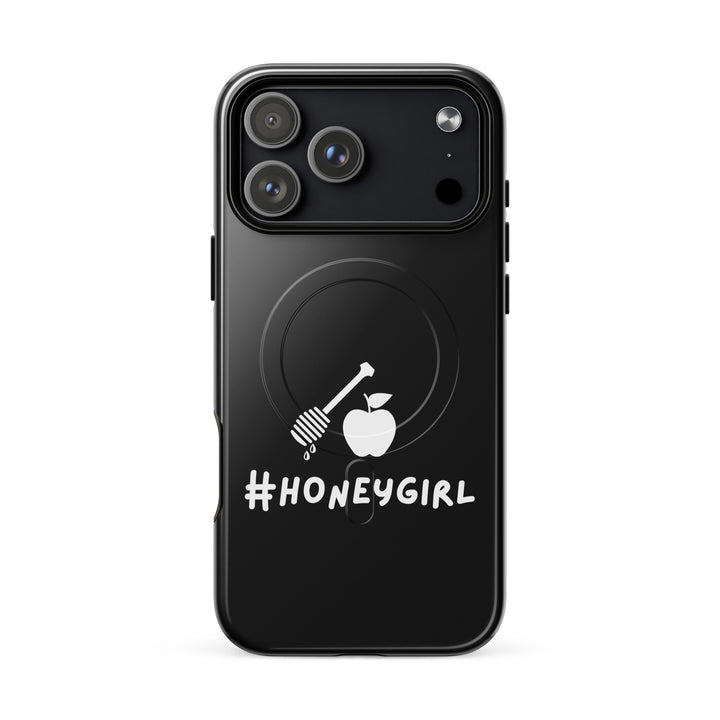 #Honeygirl Jewish pride magsafe® tough case for iphone® in Glossy - folded view