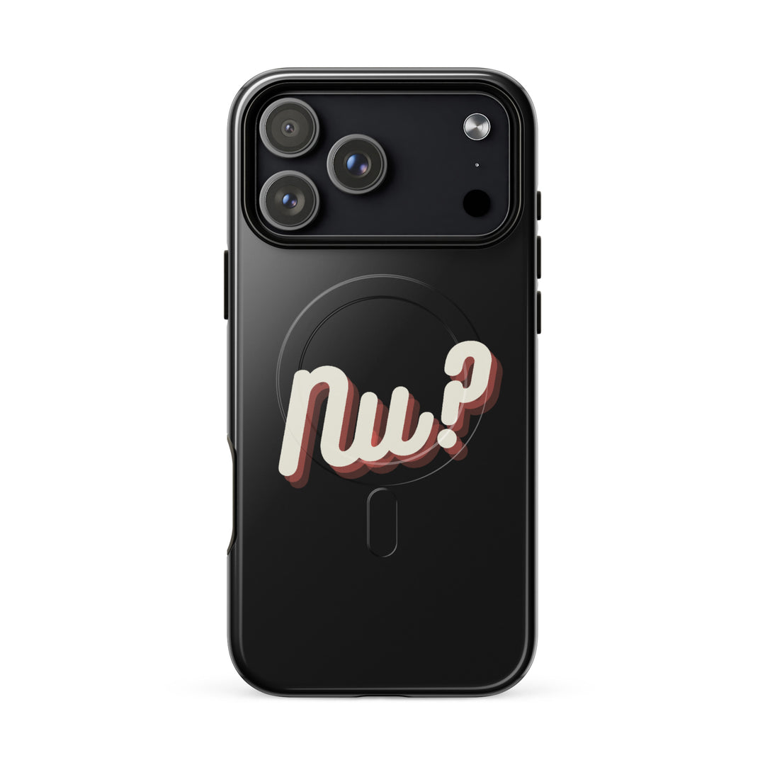 Nu Jewish pride magsafe® tough case for iphone® in Glossy - folded view