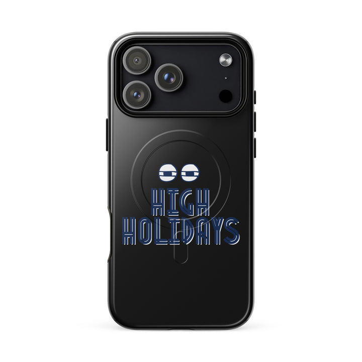 High Holidays Jewish pride magsafe® tough case for iphone® in Glossy - folded view