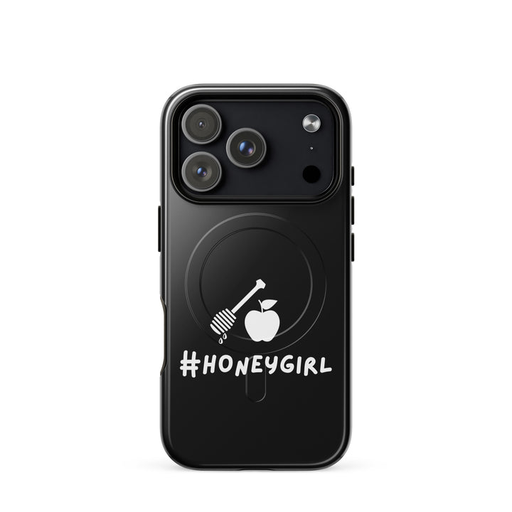#Honeygirl Jewish pride magsafe® tough case for iphone® in Glossy - back view