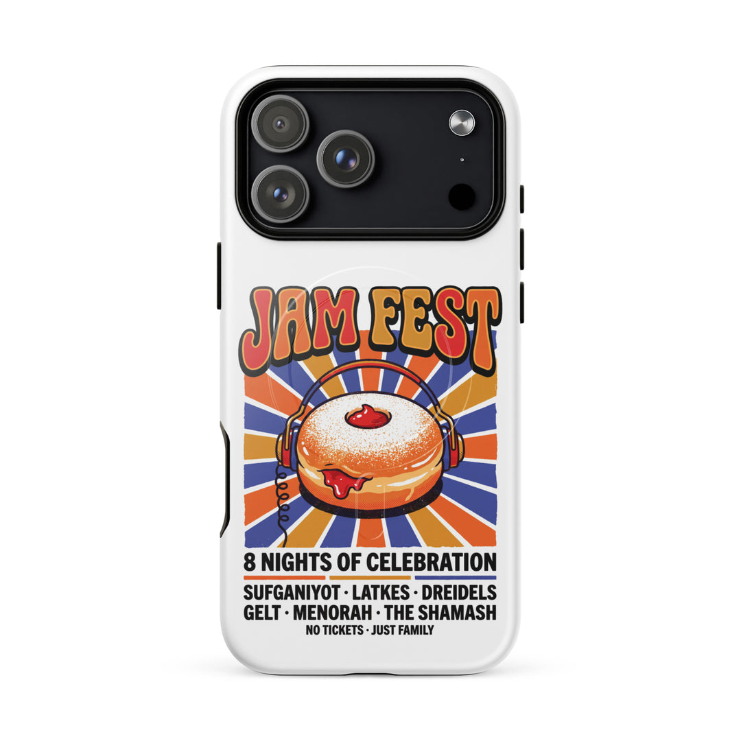 Jam Fest 8 Nights Jewish pride magsafe® tough case for iphone® in Glossy - close-up