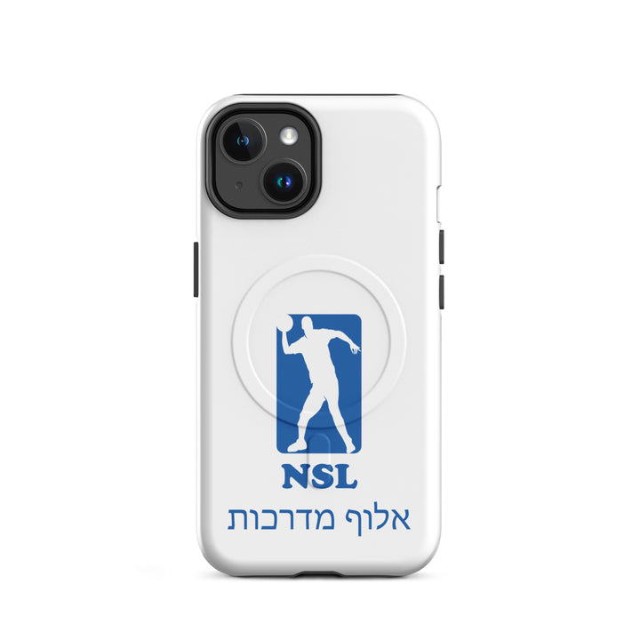 Curb Champ אלוף מדרכות Jewish pride magsafe® tough case for iphone® in Matte - detail view