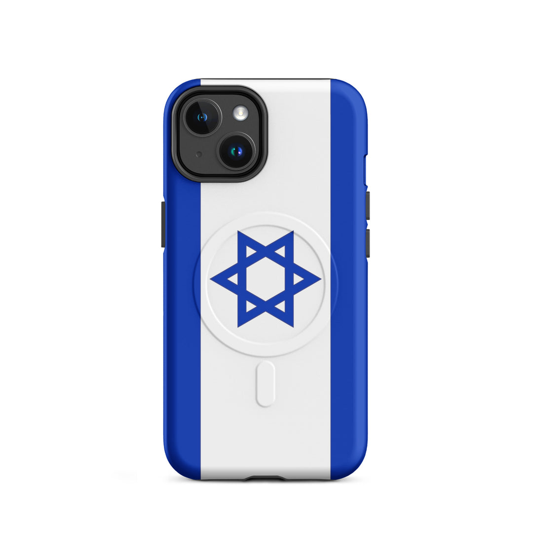 Israel Flag Israel magsafe® tough case for iphone® in Matte - detail view