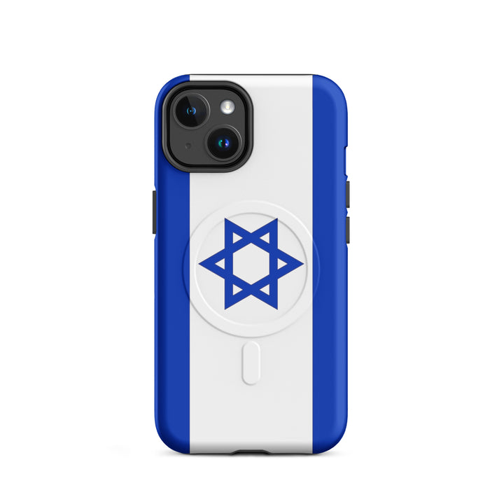 Israel Flag Israel magsafe® tough case for iphone® in Matte - detail view