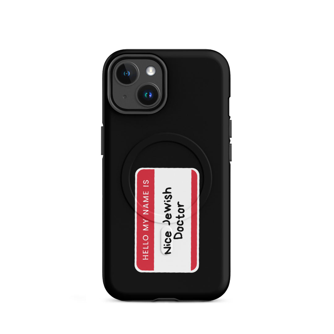 Nice Jewish Doctor Jewish pride magsafe® tough case for iphone® in Matte - detail view