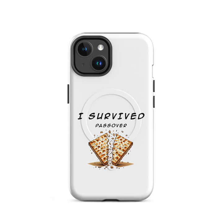 Passover Jewish pride magsafe® tough case for iphone® in Matte - back view