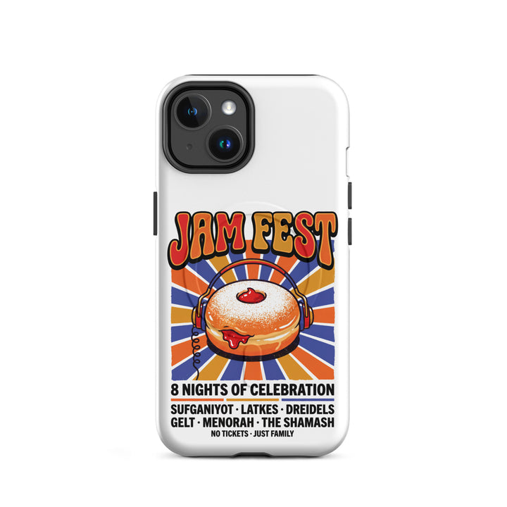 Jam Fest 8 Nights Jewish pride magsafe® tough case for iphone® in Matte - detail view