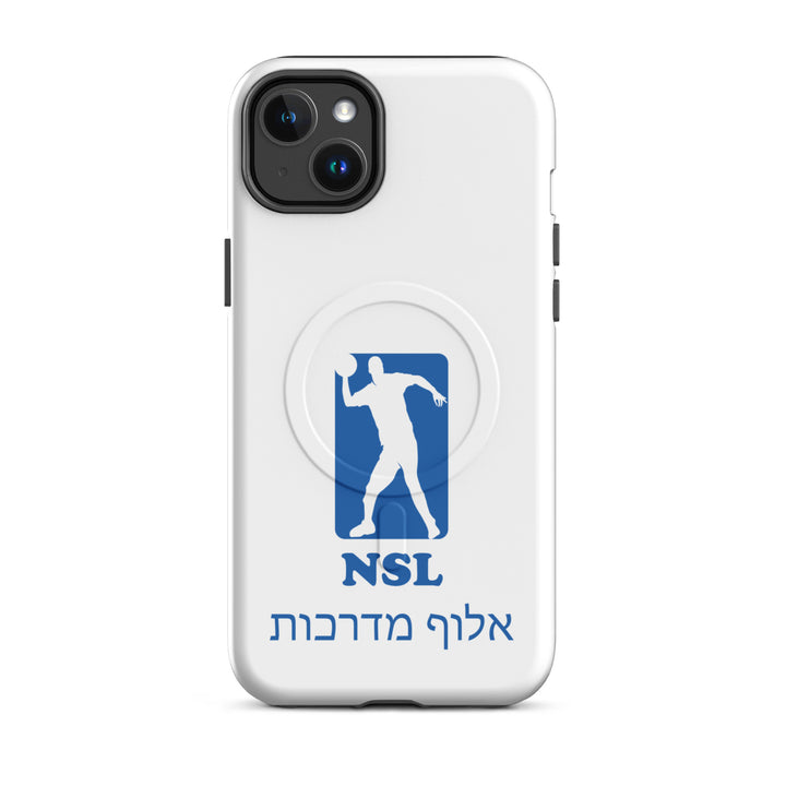 Curb Champ אלוף מדרכות Jewish pride magsafe® tough case for iphone® in Matte - flat lay