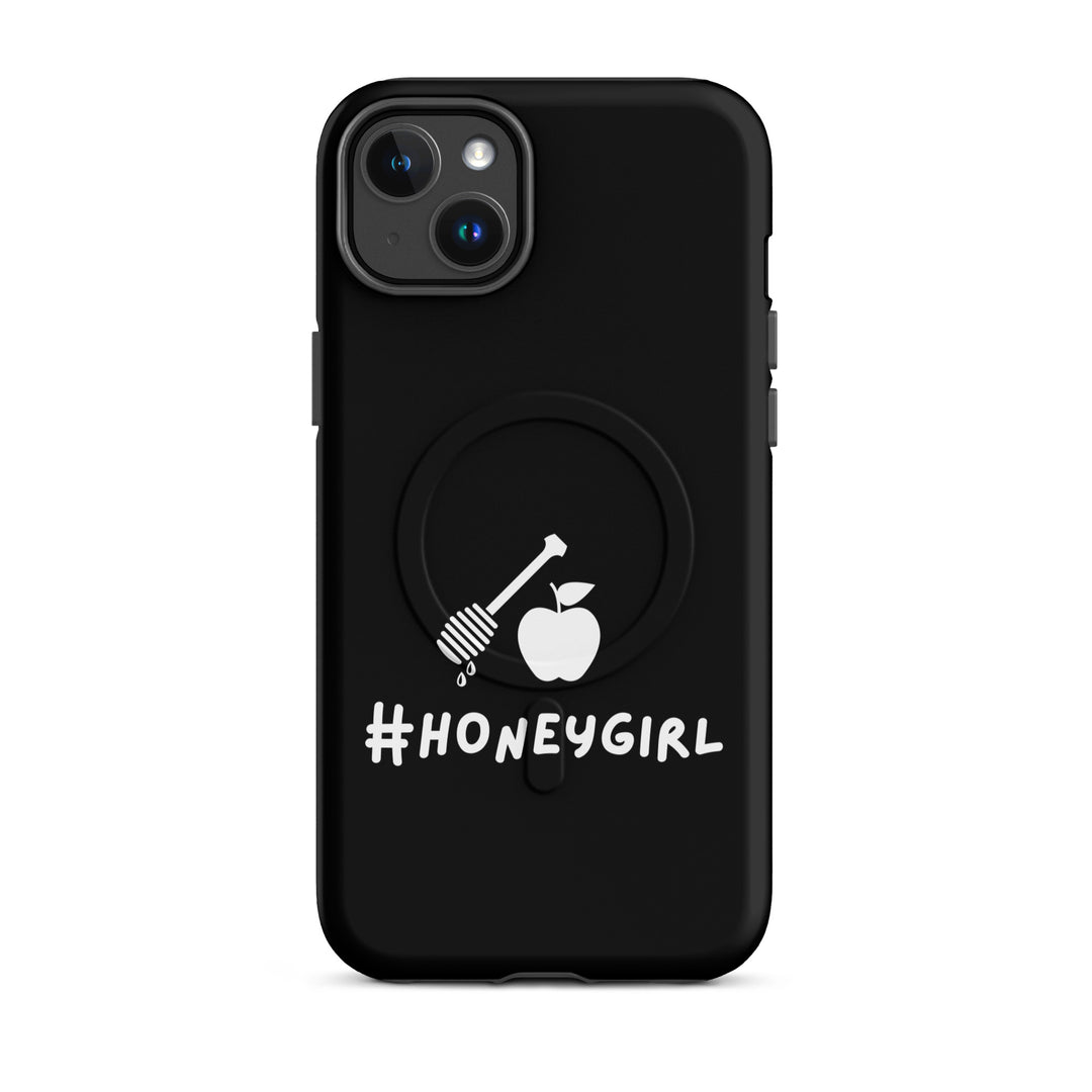 #Honeygirl Jewish pride magsafe® tough case for iphone® in Matte - flat lay