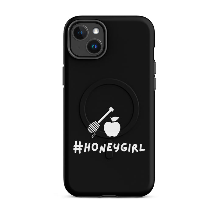 #Honeygirl Jewish pride magsafe® tough case for iphone® in Matte - flat lay