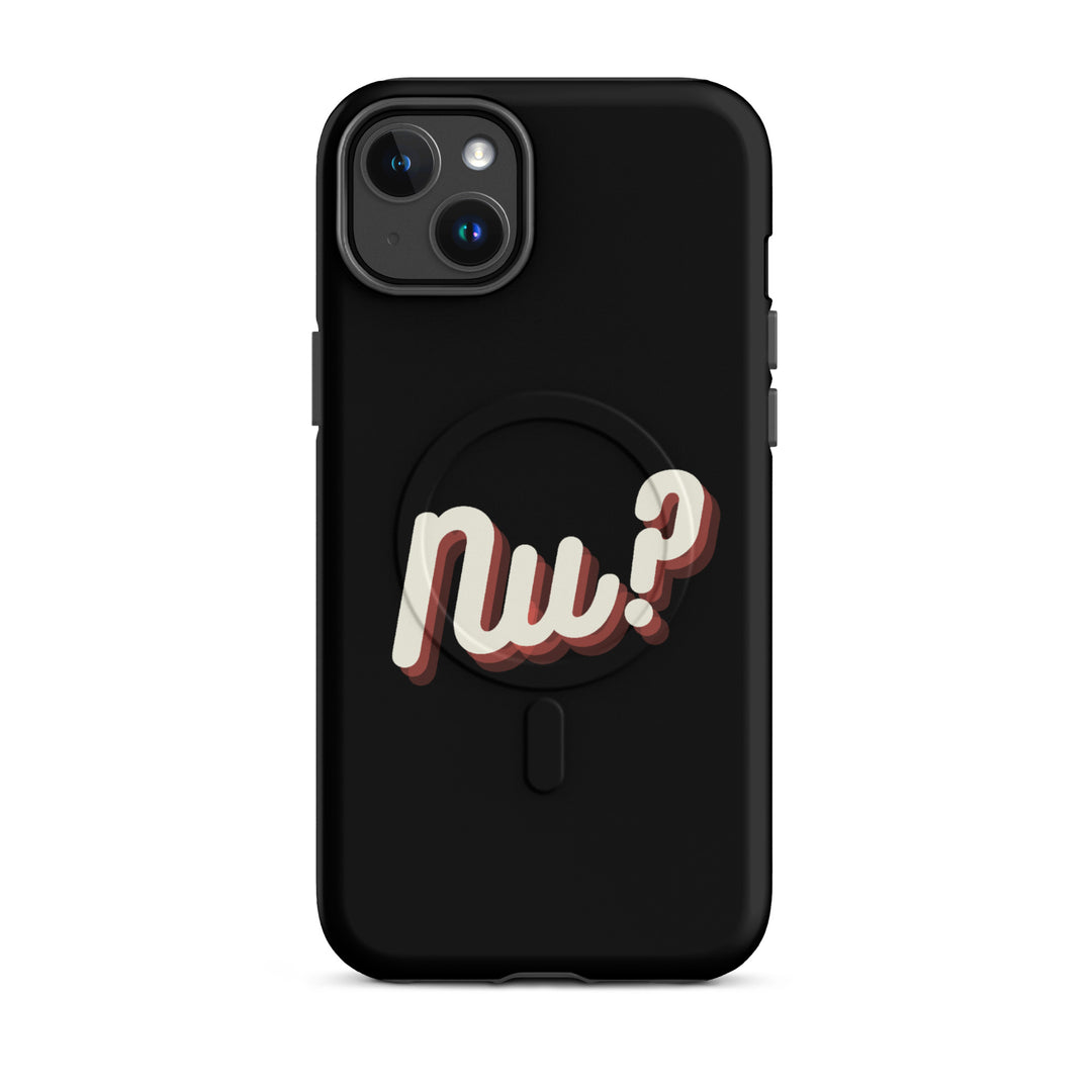 Nu Jewish pride magsafe® tough case for iphone® in Matte - flat lay