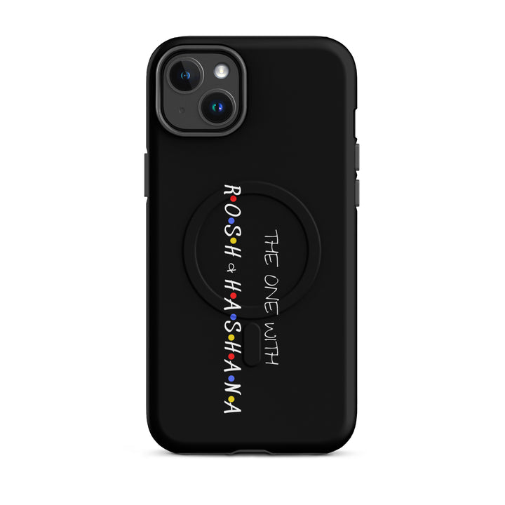 The One with Rosh HaShana Jewish pride magsafe® tough case for iphone® in Matte - flat lay