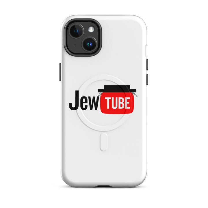 Jewtube Jewish pride magsafe® tough case for iphone® in Matte - flat lay