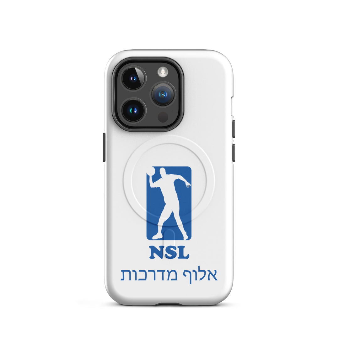 Curb Champ אלוף מדרכות Jewish pride magsafe® tough case for iphone® in Matte - side view