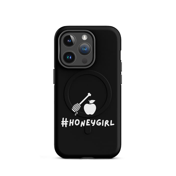 #Honeygirl Jewish pride magsafe® tough case for iphone® in Matte - side view