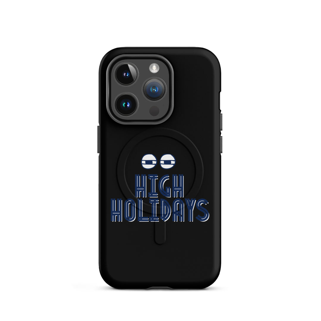 High Holidays Jewish pride magsafe® tough case for iphone® in Matte - side view