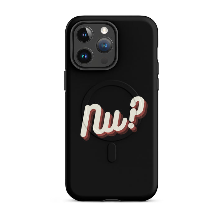 Nu Jewish pride magsafe® tough case for iphone® in Matte - front view