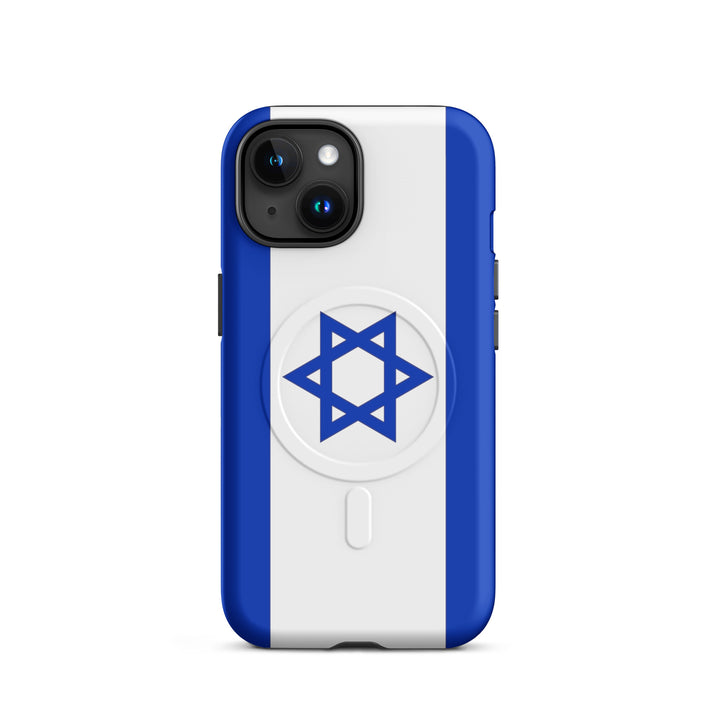 Israel Flag Israel magsafe® tough case for iphone® in Matte - detail view