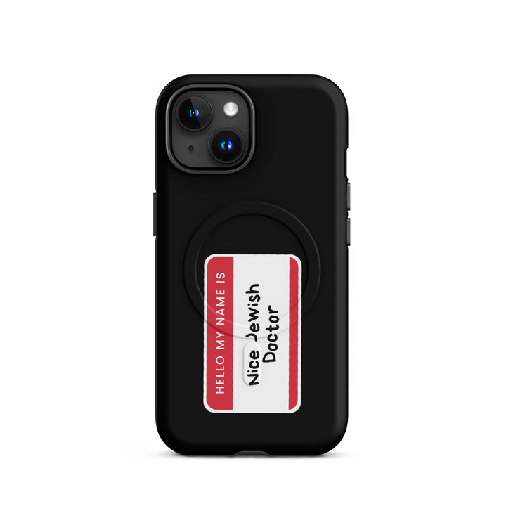 Nice Jewish Doctor Jewish pride magsafe® tough case for iphone® in Matte - detail view
