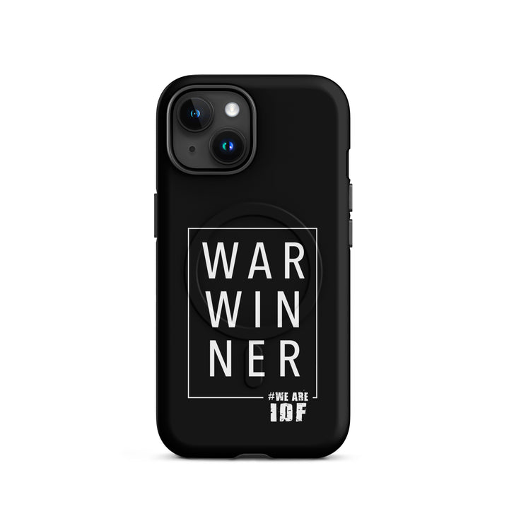War Winner Jewish pride magsafe® tough case for iphone® in Matte - detail view