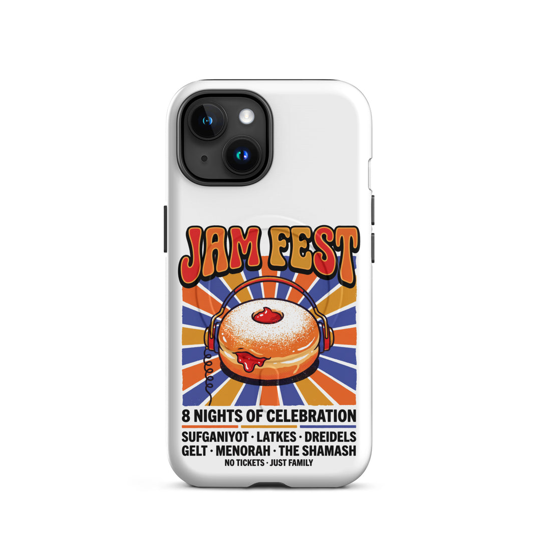 Jam Fest 8 Nights Jewish pride magsafe® tough case for iphone® in Matte - detail view