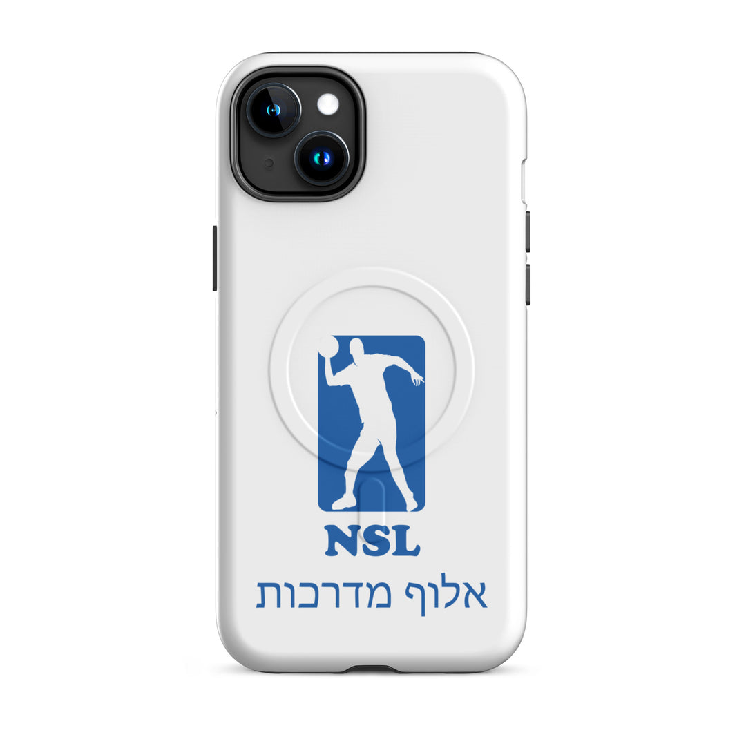 Curb Champ אלוף מדרכות Jewish pride magsafe® tough case for iphone® in Matte - flat lay