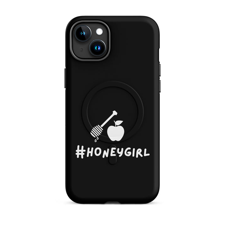 #Honeygirl Jewish pride magsafe® tough case for iphone® in Matte - flat lay