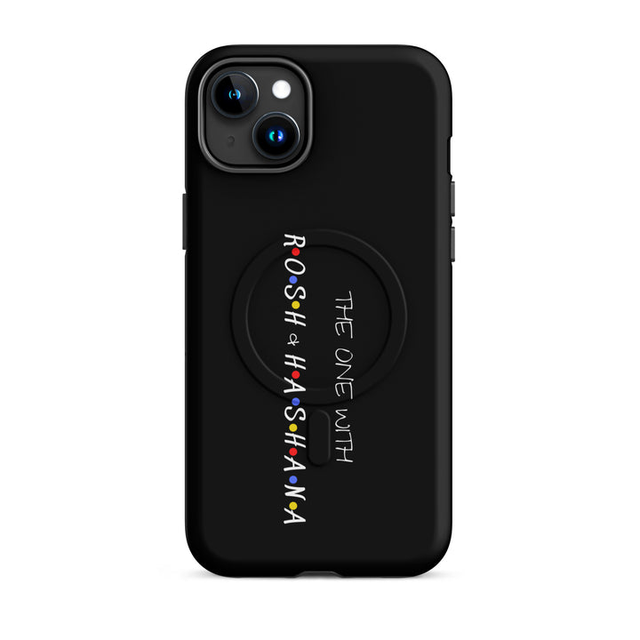 The One with Rosh HaShana Jewish pride magsafe® tough case for iphone® in Matte - flat lay